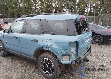 2021 Ford Bronco Sport Big Bend z USA, uszkodzony, nr VIN 3FMCR9B66MRA11983